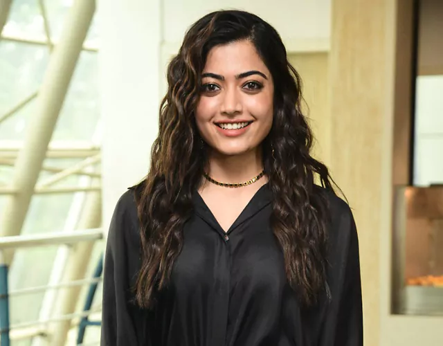 Rashmika Mandanna at Sita Ramam Trailer Launch